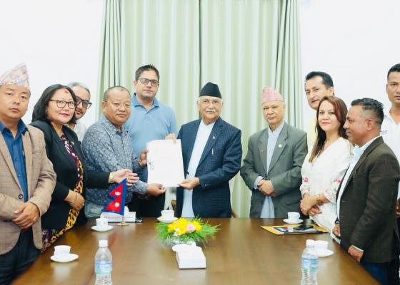 विपी प्रतिष्ठानलाई विश्वविद्यालय बनाउने माग लिएर धरानका दल काठमाडौंमा  