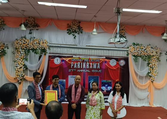 प्रतिष्ठानको नर्सिङ विभागलाई ‘सर्वोत्कृष्ट विभाग’ को रुपमा सम्मान