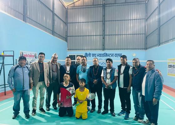 नगर स्तरिय ब्याडमिन्टनमा गौरव लिम्बु - निर्मला राईको जोडी विजयी नगर स्तरिय ब्याडमिन्टनमा गौरव लिम्बु - निर्मला राईको जोडी विजयी