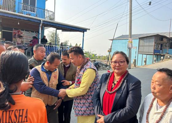 पाँचकन्याबाट टीका ग्रहण गर्दै घरदैलोको शुभारम्भ