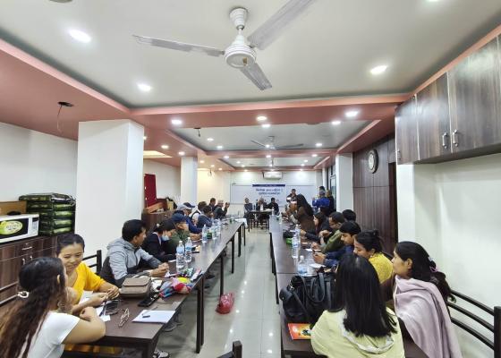 निर्वाचन रिर्पोटिङ र आचारसंहिताबारे सुनसरीका पत्रकारहरुलाई प्रशिक्षण 