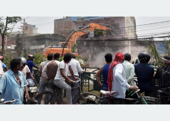 देशभर सञ्चालन गरियो अतिक्रमित संरचना हटाउने अभियान