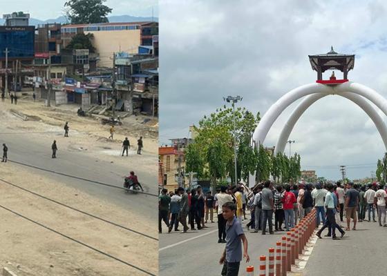 सिरहा र जनकपुरमा कर्फ्यू, तनाव बढेपछि सेना परिचालन