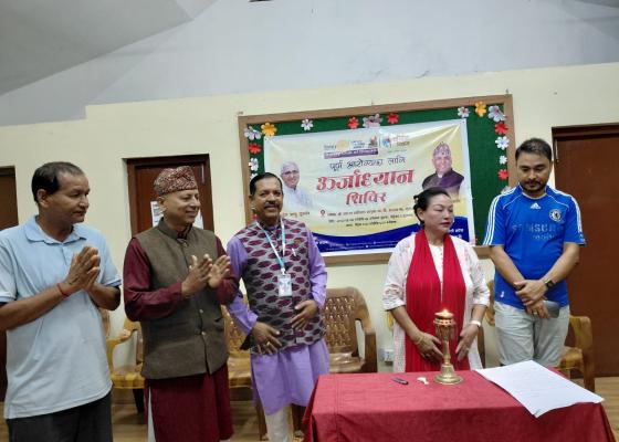 ऊर्जा ध्यानमार्फत स्वस्थ समाज निर्माणमा जोड