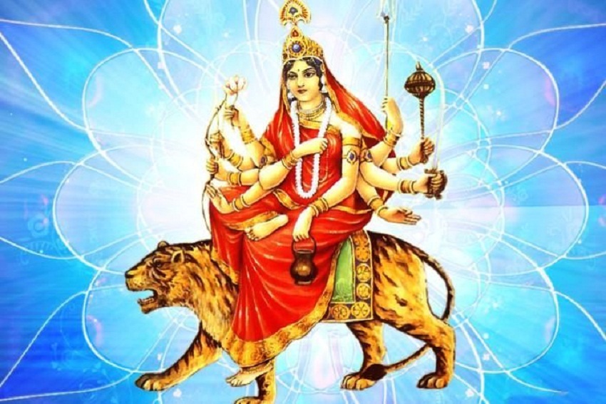 नवरात्रको तेस्रो दिनः चन्द्रघण्टा देवीको विशेष पूजा आराधना गरिँदै